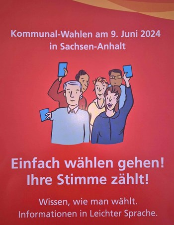 Wahlbroschüre „Einfach wählen gehen! Ihre Stimme zählt!“