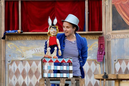 Puppentheater „Pinocchio“ am Ringheiligtum Pömmelte